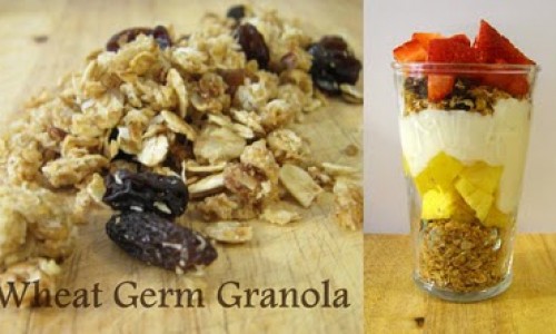 <h2><a href='http://www.gigicakes.net/wheat-germ-granola/'>Wheat Germ Granola</a></h2>At times I am amazed at the prices grocery stores charge for certain types of food. For example, on one recent shopping trip, I picked up a tub of yogurt